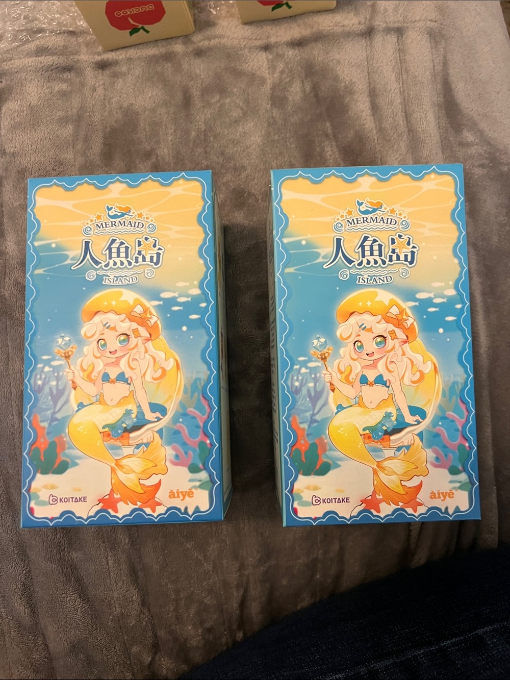 Mermaid Island Kids Toy - Yellow & Blue Mermaid Figure by